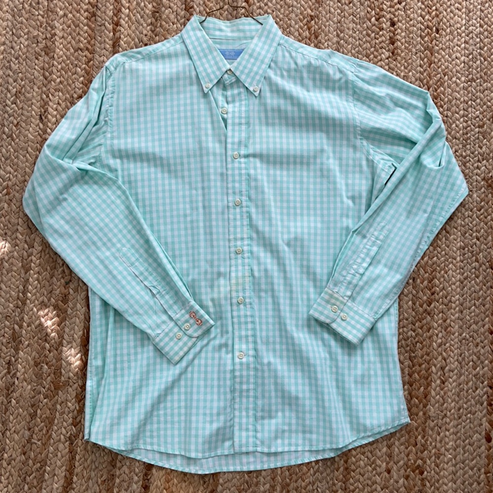 Men’s mint button up. Southern Tiger brand. XL